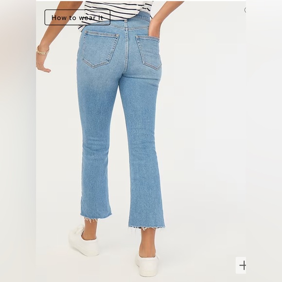 J. Crew Mid-rise Cropped Flare - Picture 2 of 10